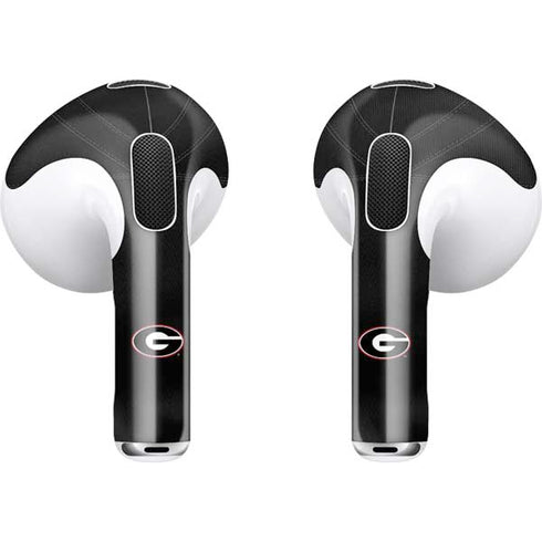 University of Georgia Black Jersey Apple AirPods (3rd Gen 2021) Skin