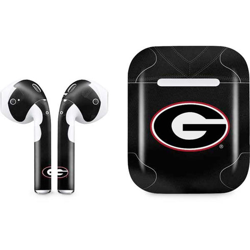 University of Georgia Black Jersey Apple AirPods Skin