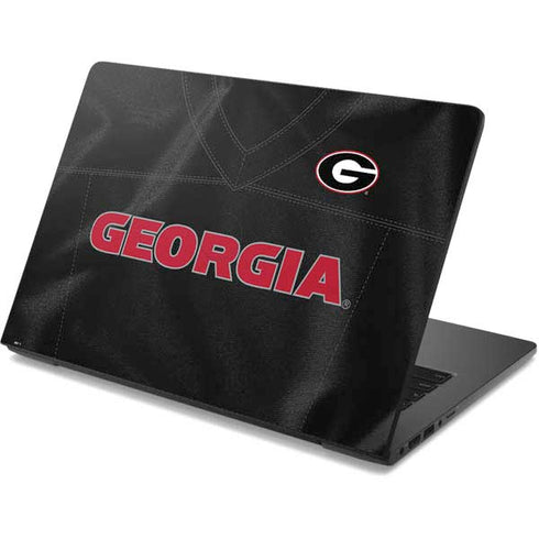 University of Georgia Black Jersey Dell Chromebook Skin