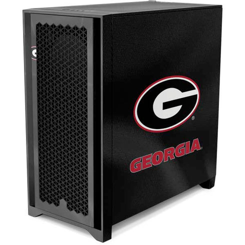 University of Georgia Black Jersey Corsair 4000D Tempered Glass Mid-Tower ATX Case Skin