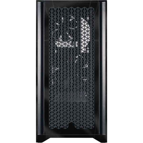 University of Georgia Black Jersey Corsair 4000D Tempered Glass Mid-Tower ATX Case Skin