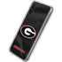 University of Georgia Black Jersey Galaxy A10e Clear Case