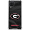 University of Georgia Black Jersey Galaxy A12 Clear Case