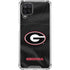 University of Georgia Black Jersey Galaxy A12 Clear Case