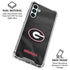 University of Georgia Black Jersey Galaxy A13 5G Clear Case