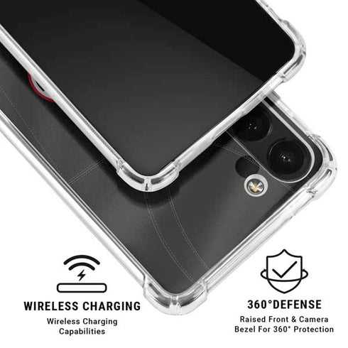 University of Georgia Black Jersey Galaxy A13 5G Clear Case