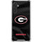 University of Georgia Black Jersey Galaxy A17 Clear Case