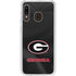 University of Georgia Black Jersey Galaxy A20 Clear Case