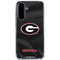 University of Georgia Black Jersey Galaxy A36 5G Clear Case