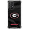 University of Georgia Black Jersey Galaxy A52 5G Clear Case