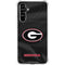 University of Georgia Black Jersey Galaxy A54 5G Clear Case