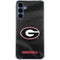 University of Georgia Black Jersey Galaxy A55 5G Clear Case