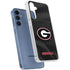 University of Georgia Black Jersey Galaxy A55 5G Clear Case