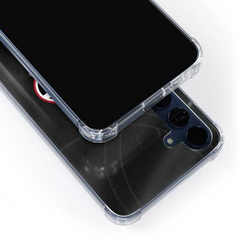 University of Georgia Black Jersey Galaxy A55 5G Clear Case