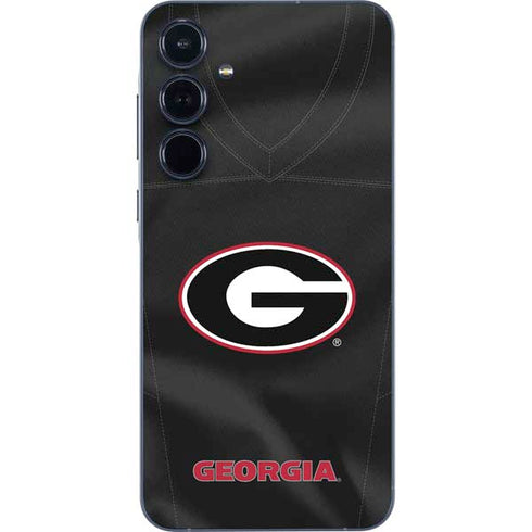 University of Georgia Black Jersey Galaxy A55 5G Skin