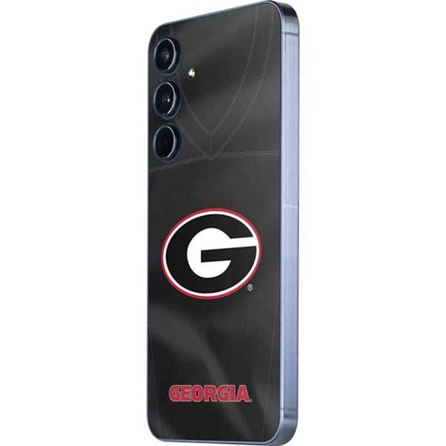 University of Georgia Black Jersey Galaxy A55 5G Skin