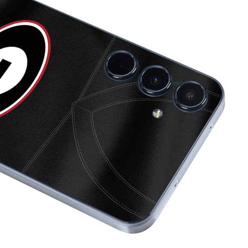 University of Georgia Black Jersey Galaxy A55 5G Skin