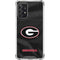 University of Georgia Black Jersey Galaxy A72 5G Clear Case