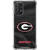 University of Georgia Black Jersey Galaxy A72 5G Clear Case