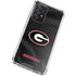 University of Georgia Black Jersey Galaxy A72 5G Clear Case