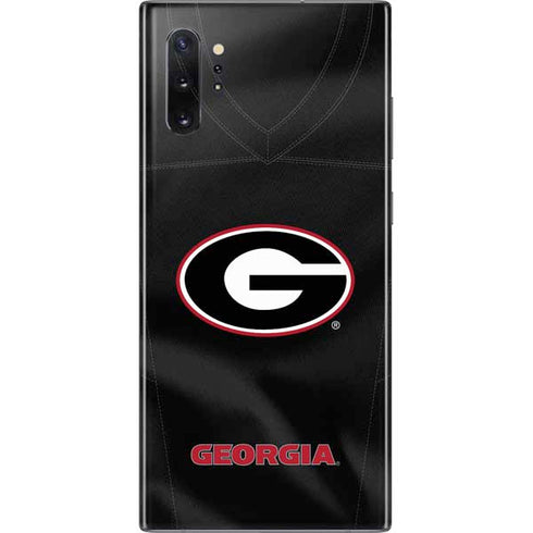 University of Georgia Black Jersey Galaxy Note 10 Plus Skin