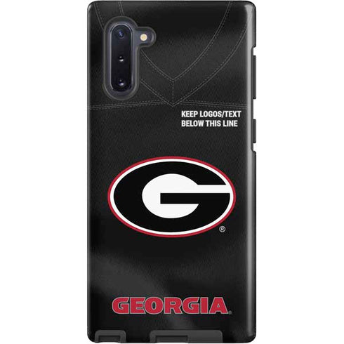University of Georgia Black Jersey Galaxy Cases