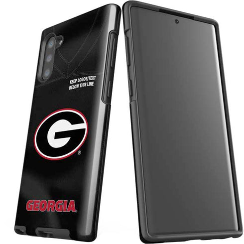 University of Georgia Black Jersey Galaxy Note 10 Pro Case