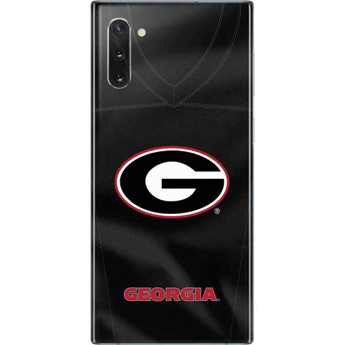 University of Georgia Black Jersey Galaxy Note 10 Skin