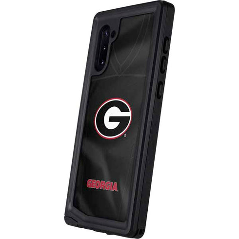 University of Georgia Black Jersey Galaxy Note 10 Waterproof Case