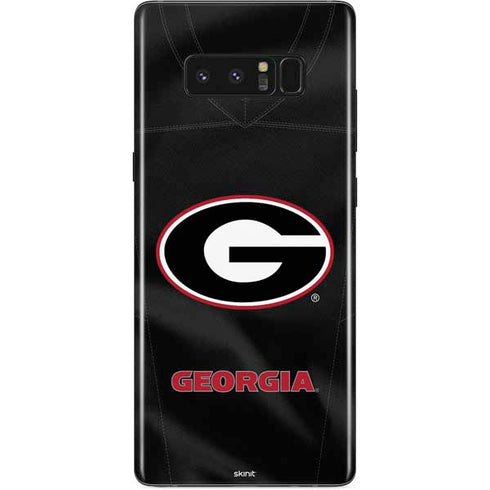 University of Georgia Black Jersey Galaxy Note 8 Skin