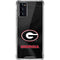 University of Georgia Black Jersey Galaxy Note20 5G Clear Case