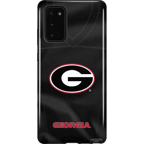 University of Georgia Black Jersey Galaxy Note20 5G Pro Case