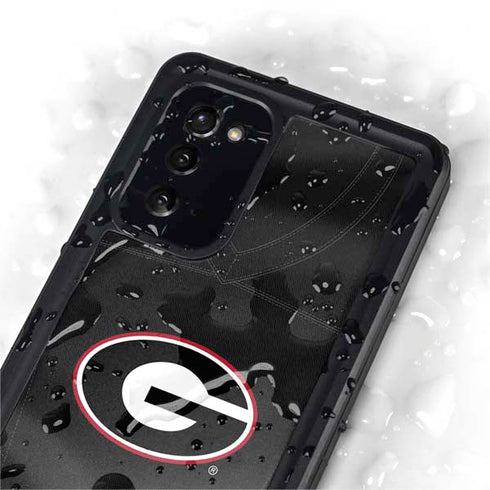 University of Georgia Black Jersey Galaxy Note20 5G Waterproof Case