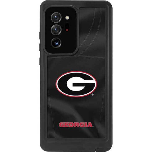 University of Georgia Black Jersey Galaxy Note20 Ultra 5G Waterproof Case