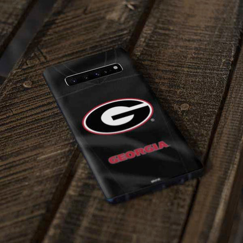 University of Georgia Black Jersey Galaxy S10 Plus Skin