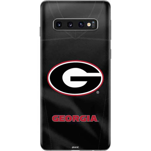 University of Georgia Black Jersey Galaxy S10 Skin