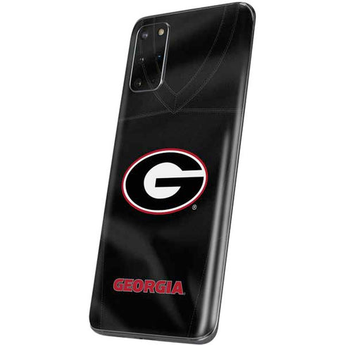 University of Georgia Black Jersey Galaxy S20 Plus Skin