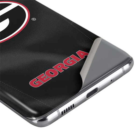 University of Georgia Black Jersey Galaxy S20 Plus Skin
