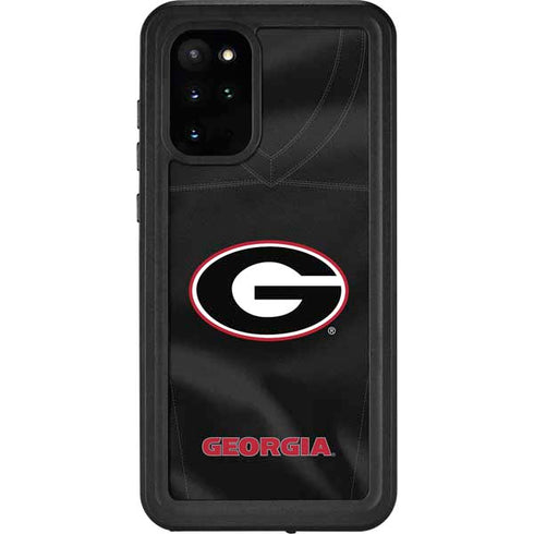 University of Georgia Black Jersey Galaxy S20 Plus Waterproof Case