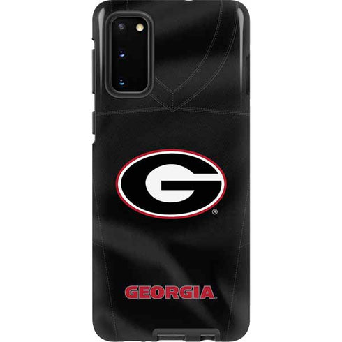 University of Georgia Black Jersey Galaxy S20 Pro Case