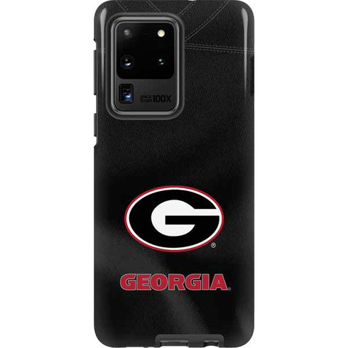 University of Georgia Black Jersey Galaxy S20 Ultra 5G Pro Case