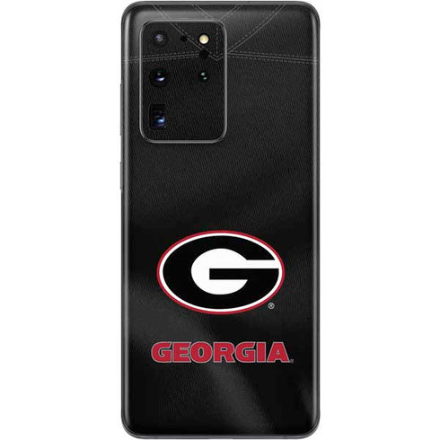 University of Georgia Black Jersey Galaxy S20 Ultra 5G Skin