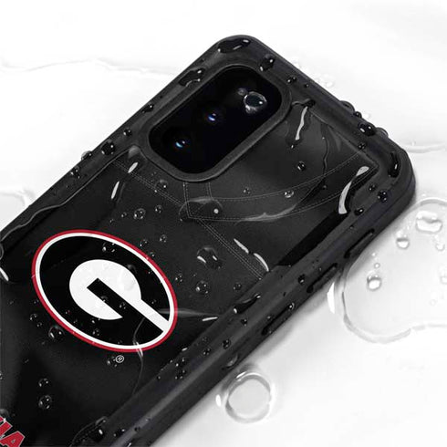 University of Georgia Black Jersey Galaxy S20 Waterproof Case