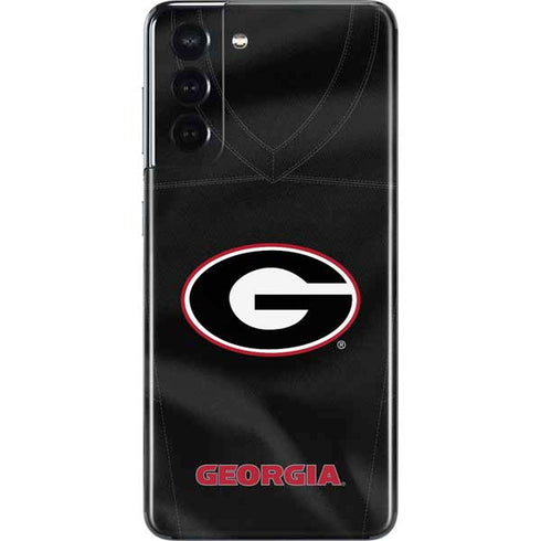 University of Georgia Black Jersey Galaxy S21 5G Skin