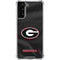 University of Georgia Black Jersey Galaxy S21 Plus 5G Clear Case