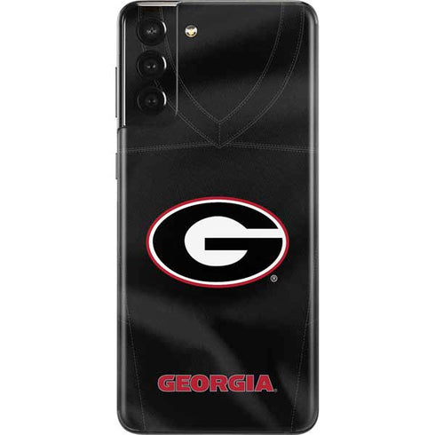 University of Georgia Black Jersey Galaxy S21 Plus 5G Skin