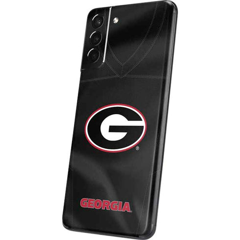 University of Georgia Black Jersey Galaxy S21 Plus 5G Skin