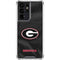 University of Georgia Black Jersey Galaxy S21 Ultra 5G Clear Case