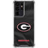 University of Georgia Black Jersey Galaxy S21 Ultra 5G Clear Case