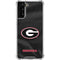 University of Georgia Black Jersey Galaxy S22 Plus Clear Case